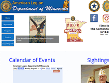 Tablet Screenshot of mnlegion.org